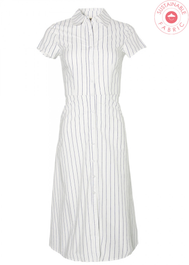 CD815STRIPE22 Shirt Dress
