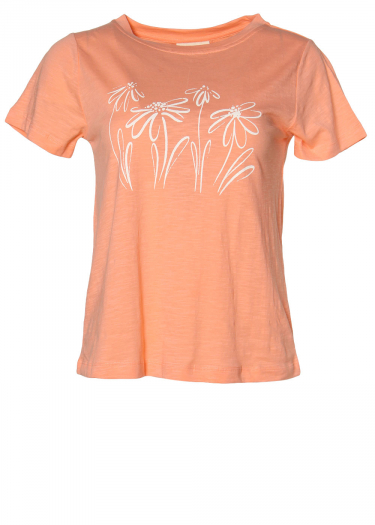 Pansie print t-shirt