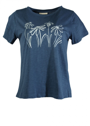 Pansie print t-shirt