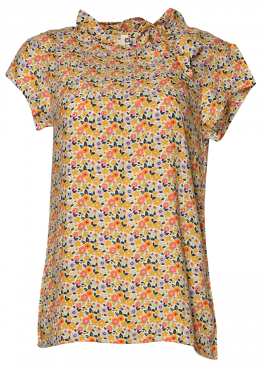 Anna ditsy floral print top