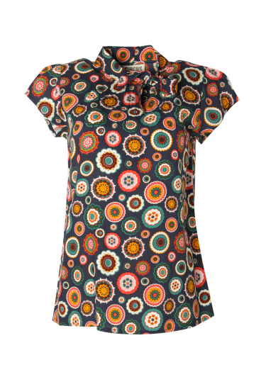 Anna top lilly pad print