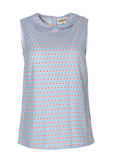 CB5014 DAISY PRINT BLOUSE