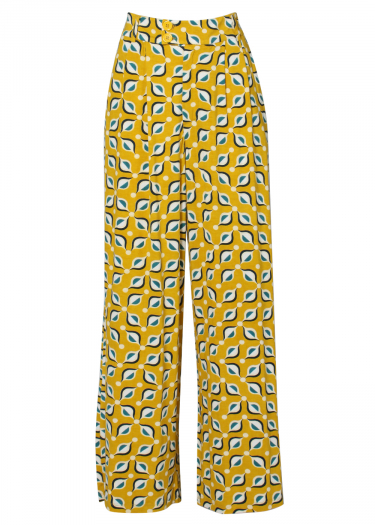 Cotton jersey printed pants