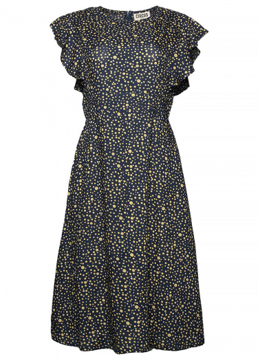 Flutter sleeve dress