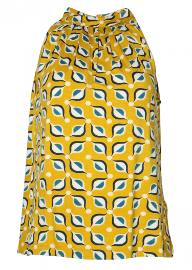 Hazel geo print top