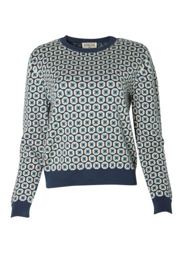 Retro long sleeve jumper
